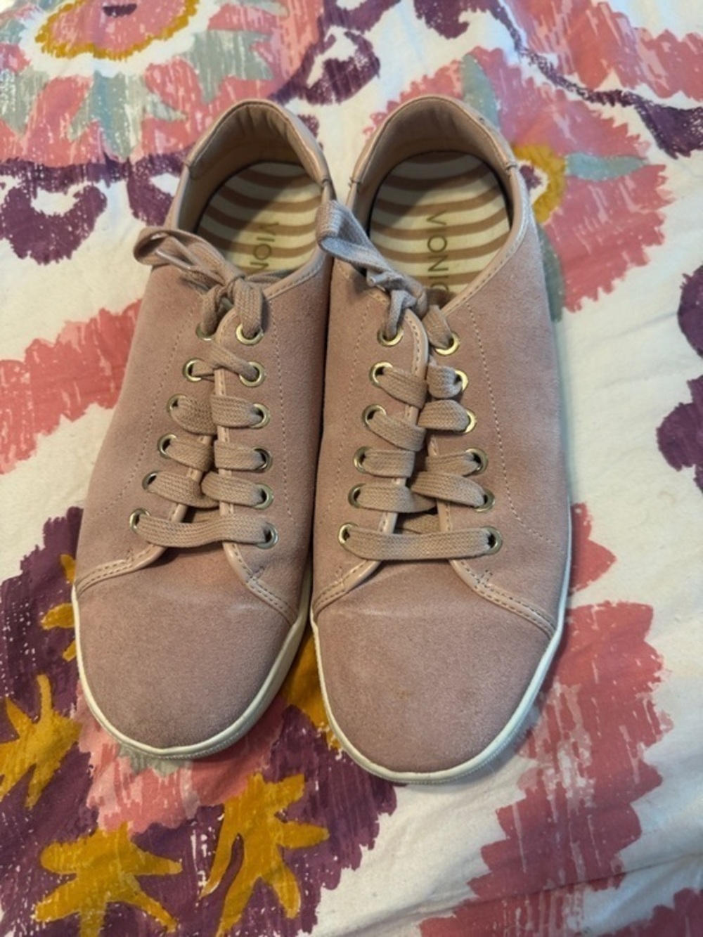 Vionic Sunny Brinley Orthotic Sneakers - Mauve Rose